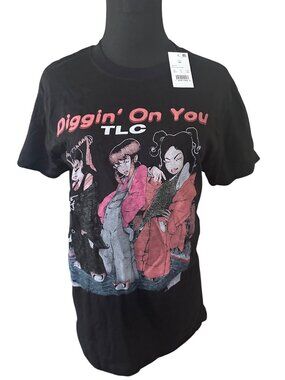 TLC black cotton t-shirt size M